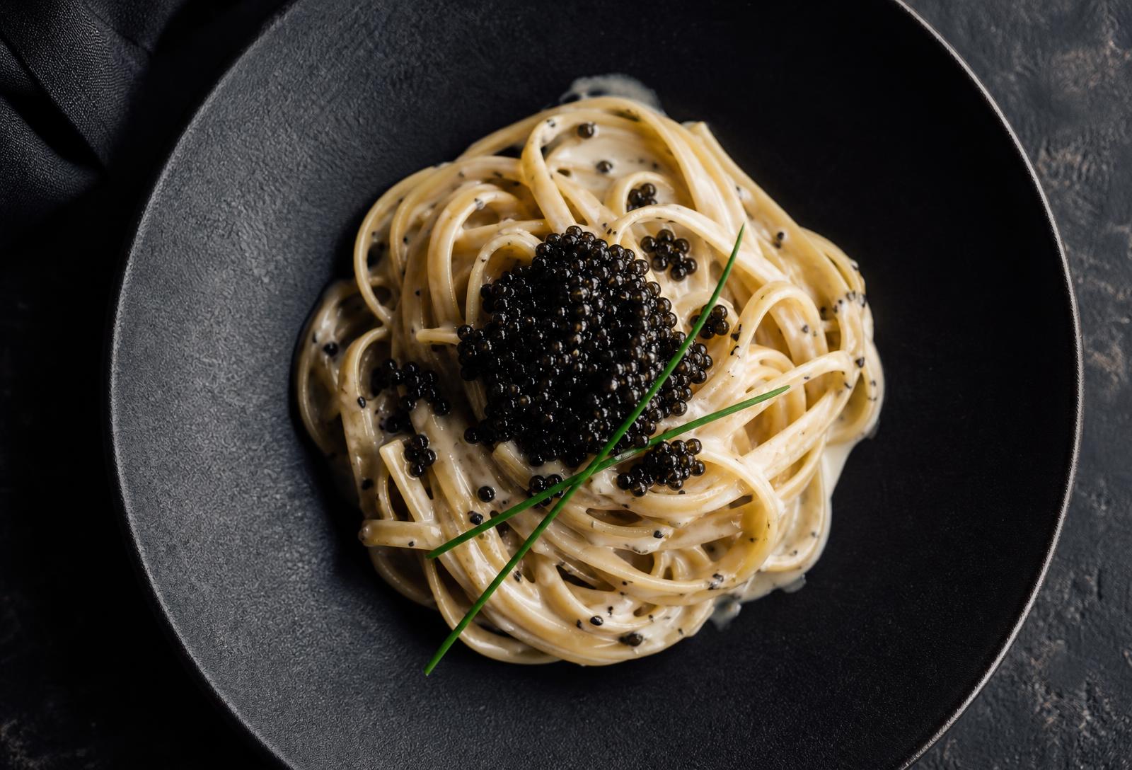 Linguine med caviar